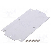 1554JPL; Mounting plate; steel; W: 76mm; L: 147mm; Series: 1554PB; HAMMOND
