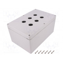 1554MPB6; Enclosure: for remote controller; X: 160mm; Y: 240mm; Z: 90mm; IP66; HAMMOND
