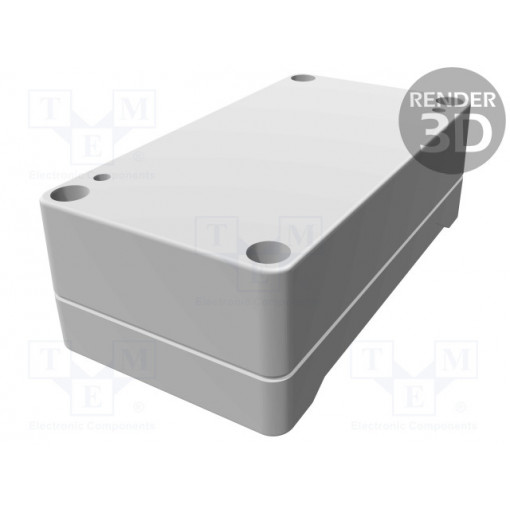 1555C2GY; Enclosure: multipurpose; X: 65mm; Y: 120mm; Z: 40mm; 1555; grey; HAMMOND