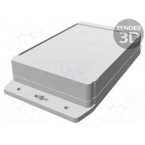 1555H2F17GY; Enclosure: multipurpose; X: 120mm; Y: 180mm; Z: 37mm; 1555; grey; HAMMOND