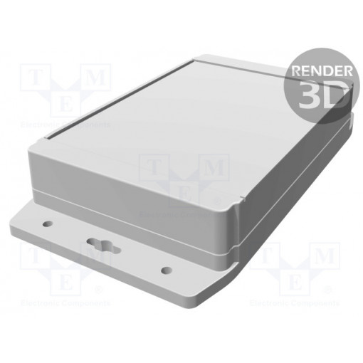 1555H2F17GY; Enclosure: multipurpose; X: 120mm; Y: 180mm; Z: 37mm; 1555; grey; HAMMOND