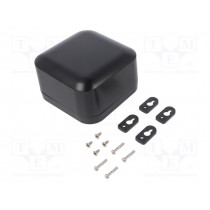 1557DA2BK; Enclosure: multipurpose; X: 120mm; Y: 120mm; Z: 70mm; polycarbonate; HAMMOND