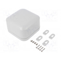 1557DA2GY; Enclosure: multipurpose; X: 120mm; Y: 120mm; Z: 70mm; polycarbonate; HAMMOND