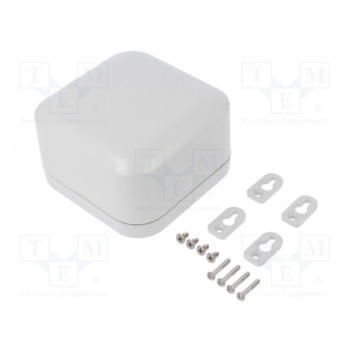 1557DA2GY; Enclosure: multipurpose; X: 120mm; Y: 120mm; Z: 70mm; polycarbonate; HAMMOND