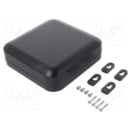 1557F2BK; Enclosure: multipurpose; X: 160mm; Y: 160mm; Z: 45mm; polycarbonate; HAMMOND