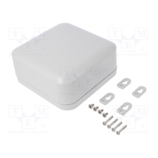 1557FA2GY; Enclosure: multipurpose; X: 160mm; Y: 160mm; Z: 70mm; polycarbonate; HAMMOND