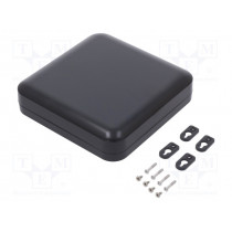 1557H2BK; Enclosure: multipurpose; X: 200mm; Y: 200mm; Z: 45mm; polycarbonate; HAMMOND
