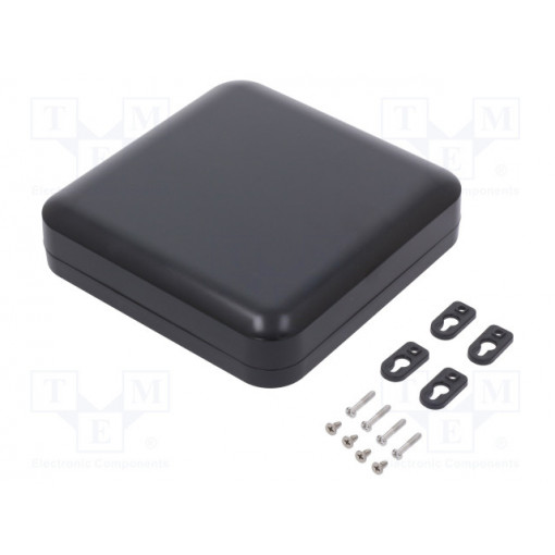 1557H2BK; Enclosure: multipurpose; X: 200mm; Y: 200mm; Z: 45mm; polycarbonate; HAMMOND