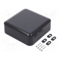 1557HA2BK; Enclosure: multipurpose; X: 200mm; Y: 200mm; Z: 70mm; polycarbonate; HAMMOND