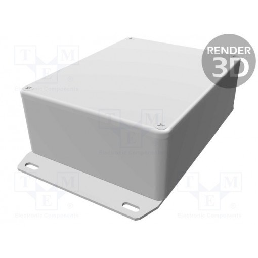 1590BBSFBK; Enclosure: multipurpose; X: 94mm; Y: 120mm; Z: 42mm; 1590; aluminium; HAMMOND