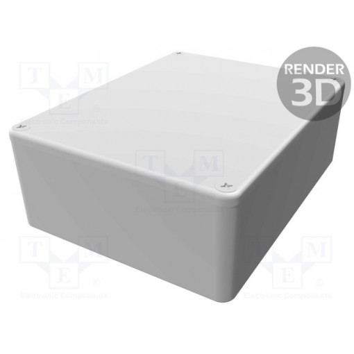 1590BBSGR; Enclosure: multipurpose; X: 94mm; Y: 119mm; Z: 42mm; 1590; aluminium; HAMMOND
