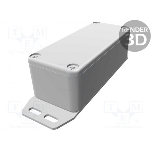 1590WAFBK; Enclosure: multipurpose; X: 39mm; Y: 92mm; Z: 31mm; with fixing lugs; HAMMOND