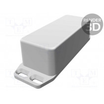 1590WAFLBK; Enclosure: multipurpose; X: 39mm; Y: 93mm; Z: 31mm; with fixing lugs; HAMMOND