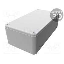1590WB2; Enclosure: multipurpose; X: 60mm; Y: 112mm; Z: 38mm; 1590W; aluminium; HAMMOND
