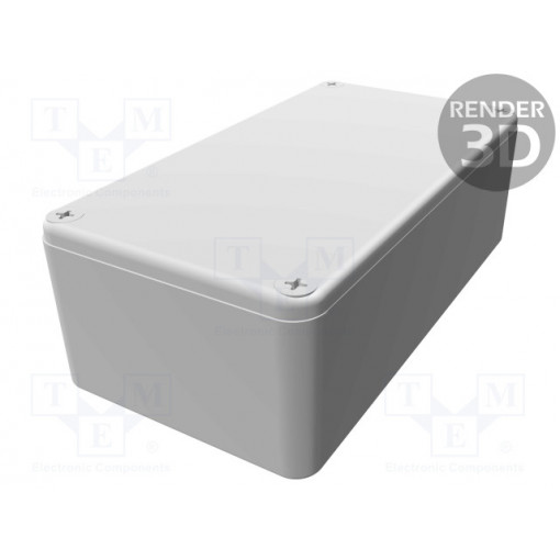 1590WB2; Enclosure: multipurpose; X: 60mm; Y: 112mm; Z: 38mm; 1590W; aluminium; HAMMOND