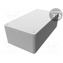 1590WN1; Enclosure: multipurpose; X: 66mm; Y: 121mm; Z: 40mm; 1590W; aluminium; HAMMOND