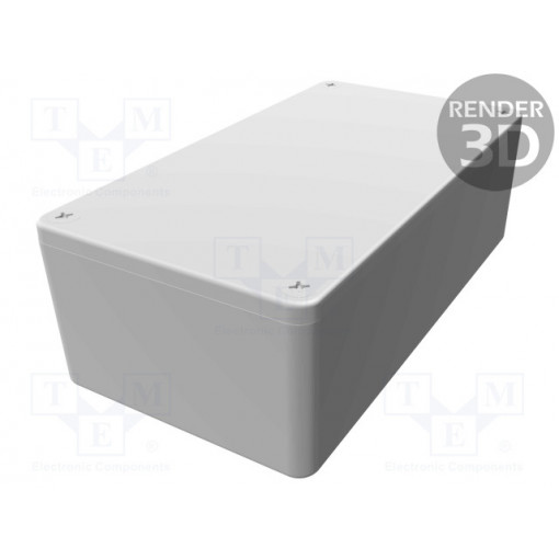 1590WN1; Enclosure: multipurpose; X: 66mm; Y: 121mm; Z: 40mm; 1590W; aluminium; HAMMOND