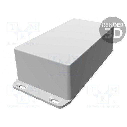 1590WP1FLBK; Enclosure: multipurpose; X: 82mm; Y: 153mm; Z: 50mm; 1590W; aluminium; HAMMOND