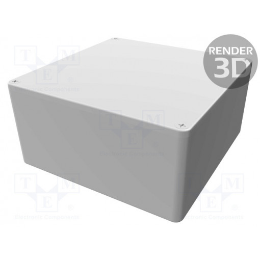 1590WU; Enclosure: multipurpose; X: 120mm; Y: 120mm; Z: 59mm; 1590W; natural; HAMMOND