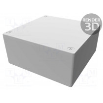 1590Y; Enclosure: multipurpose; 1590; X: 92mm; Y: 92mm; Z: 38mm; aluminium; HAMMOND