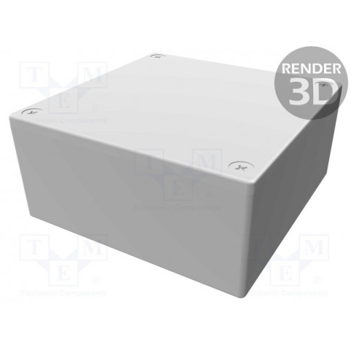 1590Y; Enclosure: multipurpose; 1590; X: 92mm; Y: 92mm; Z: 38mm; aluminium; HAMMOND