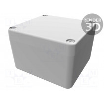 1590Z110BK; Enclosure: multipurpose; X: 75mm; Y: 80mm; Z: 52mm; 1590Z; aluminium; HAMMOND