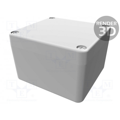 1590Z110BK; Enclosure: multipurpose; X: 75mm; Y: 80mm; Z: 52mm; 1590Z; aluminium; HAMMOND