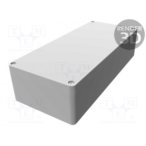 1590Z166; Enclosure: multipurpose; X: 160mm; Y: 360mm; Z: 90mm; 1590Z; natural; HAMMOND