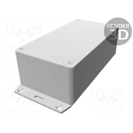 1591DF2SGY; Enclosure: multipurpose; X: 80mm; Y: 150mm; Z: 50mm; 1591; ABS; grey; HAMMOND