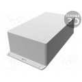 1591EFLGY; Enclosure: multipurpose; X: 110mm; Y: 191mm; Z: 61mm; 1591; ABS; grey; HAMMOND