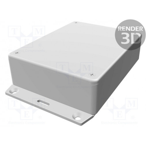 1591GF2GY; Enclosure: multipurpose; X: 94mm; Y: 121mm; Z: 35mm; 1591; ABS; grey; HAMMOND