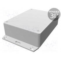 1591GF2SGY; Enclosure: multipurpose; X: 94mm; Y: 121mm; Z: 35mm; 1591; ABS; grey; HAMMOND