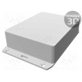 1591GFLGY; Enclosure: multipurpose; X: 94mm; Y: 121mm; Z: 34mm; 1591; ABS; grey; HAMMOND