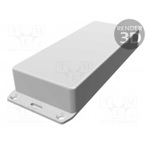 1591HSFLBK; Enclosure: multipurpose; X: 71mm; Y: 165mm; Z: 29mm; 1591S; ABS; black; HAMMOND