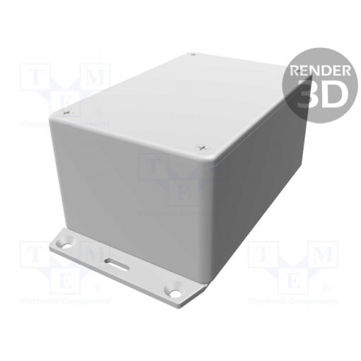 1591TF2GY; Enclosure: multipurpose; X: 80mm; Y: 120mm; Z: 60mm; 1591; ABS; grey; HAMMOND