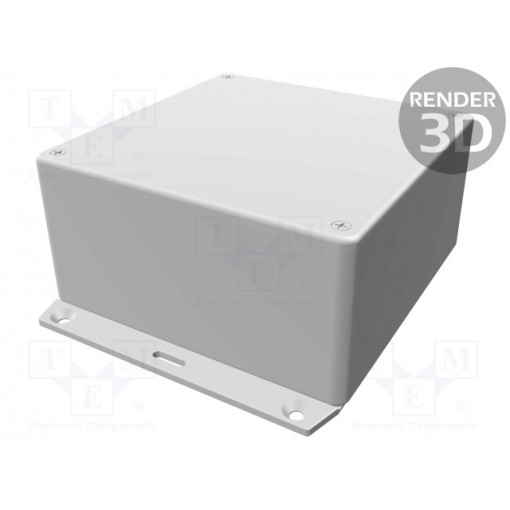 1591UF2SBK; Enclosure: multipurpose; X: 120mm; Y: 120mm; Z: 60mm; 1591; ABS; black; HAMMOND