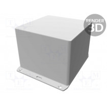 1591VFLGY; Enclosure: multipurpose; X: 120mm; Y: 120mm; Z: 94mm; 1591; ABS; grey; HAMMOND