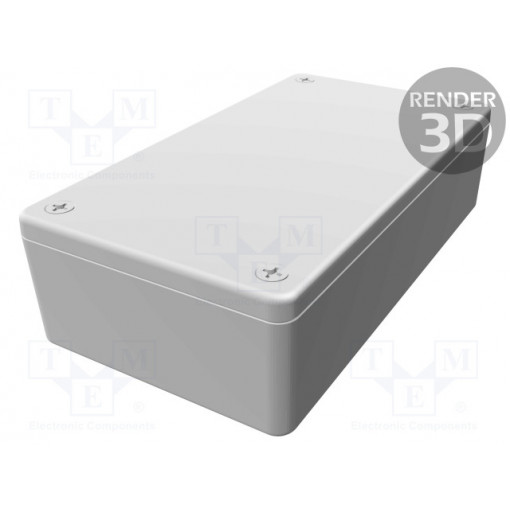 1591XXBGY; Enclosure: multipurpose; X: 63mm; Y: 113mm; Z: 31mm; 1591XX; ABS; grey; HAMMOND