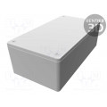 1591XXDGY; Enclosure: multipurpose; X: 82mm; Y: 152mm; Z: 50mm; 1591XX; ABS; grey; HAMMOND