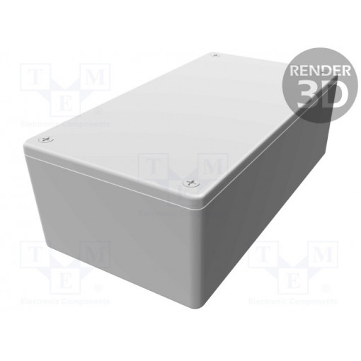 1591XXDGY; Enclosure: multipurpose; X: 82mm; Y: 152mm; Z: 50mm; 1591XX; ABS; grey; HAMMOND