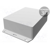 1591XXGFLGY; Enclosure: multipurpose; X: 94mm; Y: 121mm; Z: 38mm; 1591XX; ABS; grey; HAMMOND