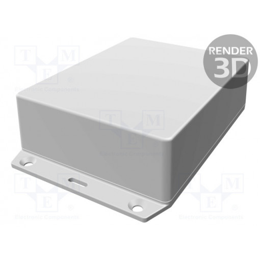 1591XXGFLGY; Enclosure: multipurpose; X: 94mm; Y: 121mm; Z: 38mm; 1591XX; ABS; grey; HAMMOND