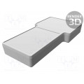 1592ETSDGY; Enclosure: for devices with displays; X: 130mm; Y: 234mm; Z: 34mm; HAMMOND
