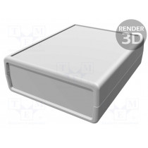 1593BBGY; Enclosure: multipurpose; 1593; X: 77mm; Y: 95mm; Z: 30mm; ABS; grey; HAMMOND