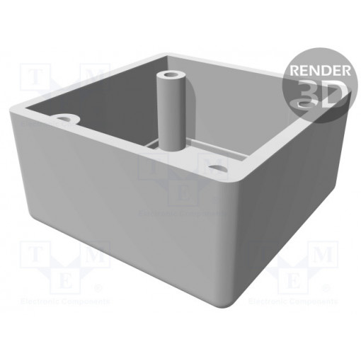 1594RFIABK; Enclosure: shielding; X: 56mm; Y: 56mm; Z: 40mm; ABS,stainless steel; HAMMOND
