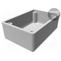 1594RFIBBK; Enclosure: shielding; X: 56mm; Y: 81mm; Z: 40mm; ABS,stainless steel; HAMMOND