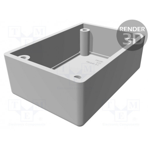 1594RFIBBK; Enclosure: shielding; X: 56mm; Y: 81mm; Z: 40mm; ABS,stainless steel; HAMMOND