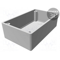 1594RFICBK; Enclosure: shielding; X: 66mm; Y: 104mm; Z: 45mm; black; IP54; UL94V-0; HAMMOND