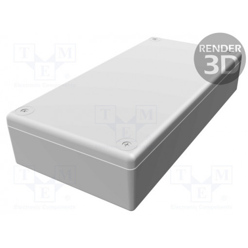 1599HGY; Enclosure: multipurpose; X: 110mm; Y: 220mm; Z: 44mm; 1599; ABS; grey; HAMMOND