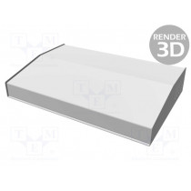 515-0950; Enclosure: desktop; 515; X: 297mm; Y: 196mm; Z: 54mm; aluminium; HAMMOND